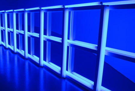 Dan Flavin, untitled (to Helga and Carlo, with respect and attention); exemplar of fluorescent enlightenment