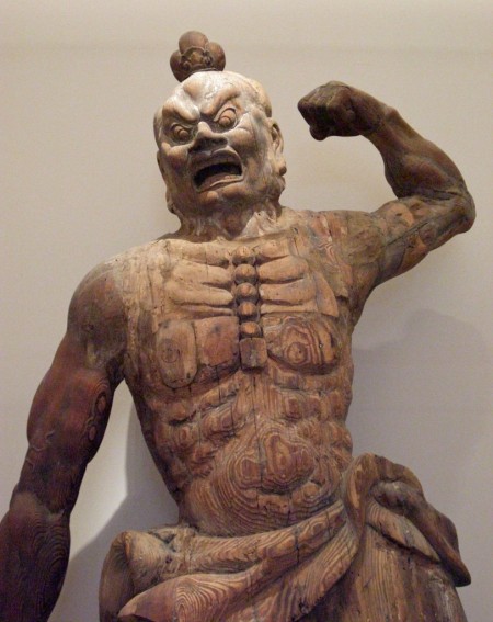 Japanese gladiator: guardian figure, Japan, Kamakura period (1185–1333)