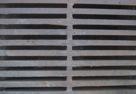 metal grate imprisons falsely accused