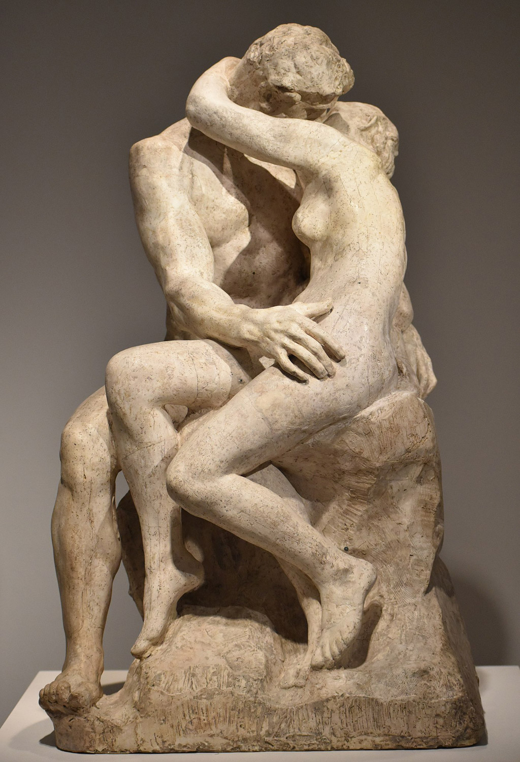 Auguste Rodin, The Kiss sculpture